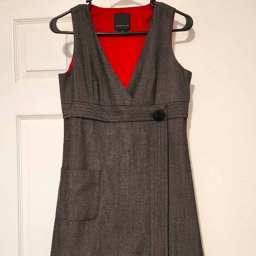 Anthropologie Anna Sui Wrap Dress Size 2
